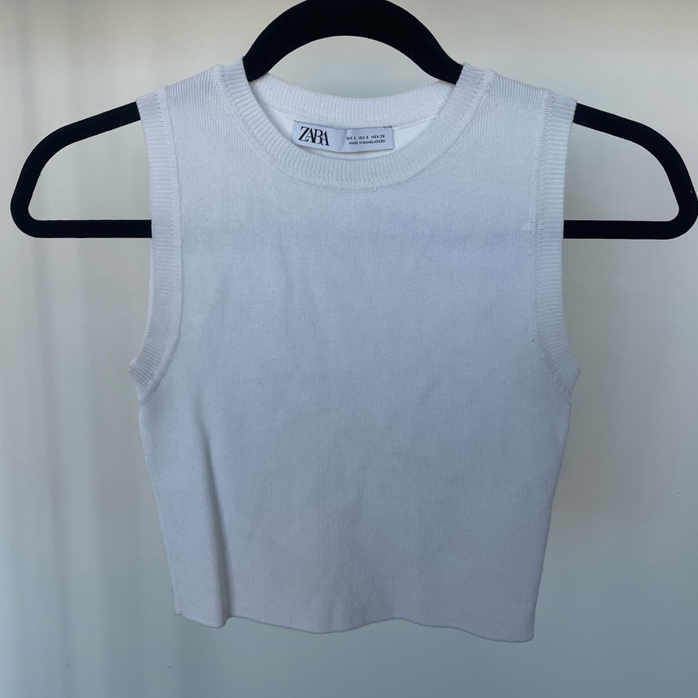 Zara cropped tank
